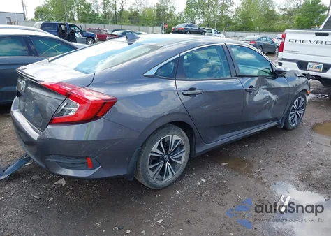 2018 Honda Civic Ex-T from USA, damaged, VIN 2HGFC1F34JH643975